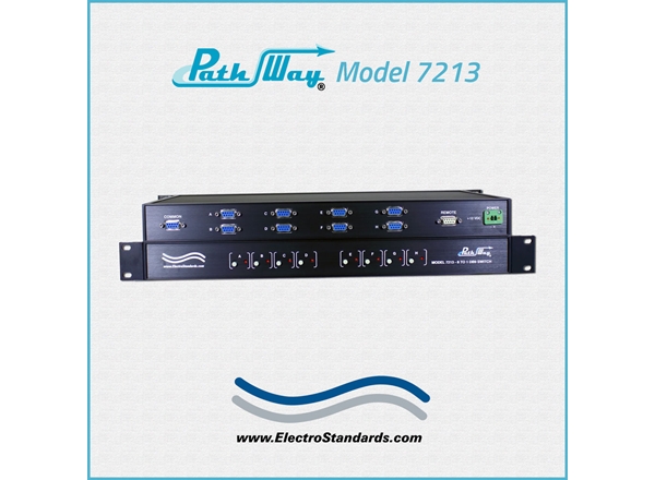 8-to-1 DB9 Switch w/RS232 Remote