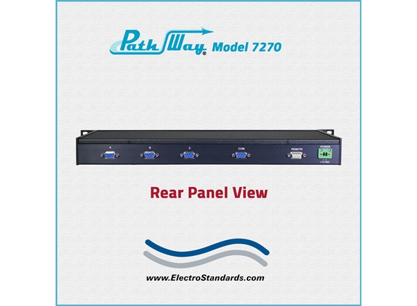 DB9 A/B/C Switch w/Serial Remote