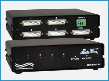 8SS DB25 4-Port Code Operated Switch
