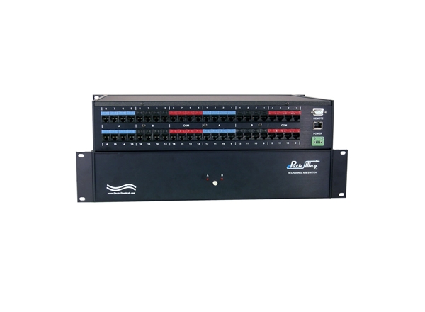 16-Channel RJ45 CAT5 A/B Switch, Ethernet & RS232