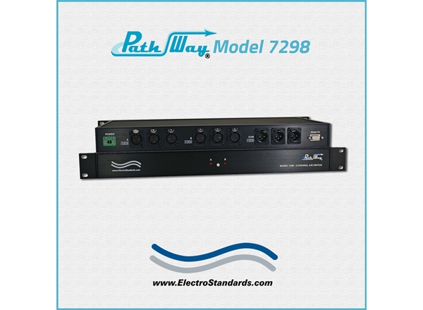 3-Channel XLR Audio A/B Switch, Contact Closure