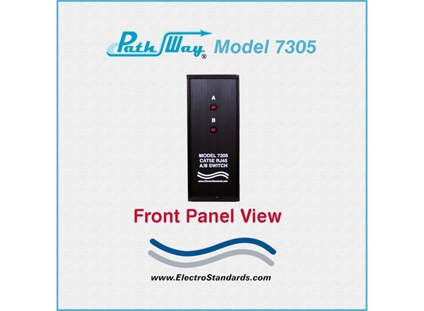 RJ45 Cat5e A/B Switch, Exclusive Remote Control, Din Rail