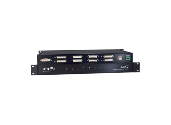 8-to-1 DB25 Switch, RS232 Serial Remote