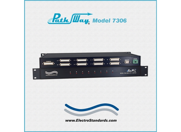 8-to-1 DB25 Switch, RS232 Serial Remote