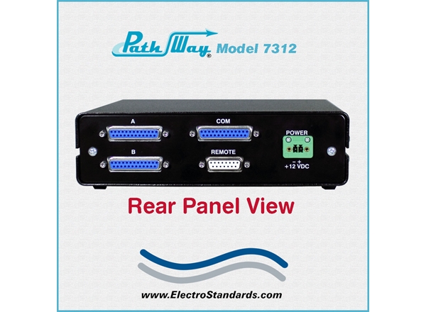 Model 7312 Rear Panel View