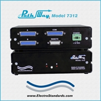 Model 7312 RS232/RS530 A/B Switch, Contact Closure