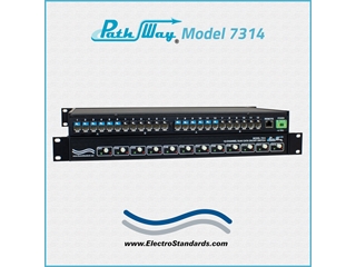 Catalog # 307314 - Model 7314 12-Channel RJ45 CAT6 ON/OFF Network Switch