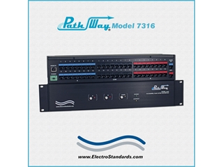 Catalog# 307316 Model 7316 16-Channel RJ45/CAT5e AB Switch with Ethernet Remote Control