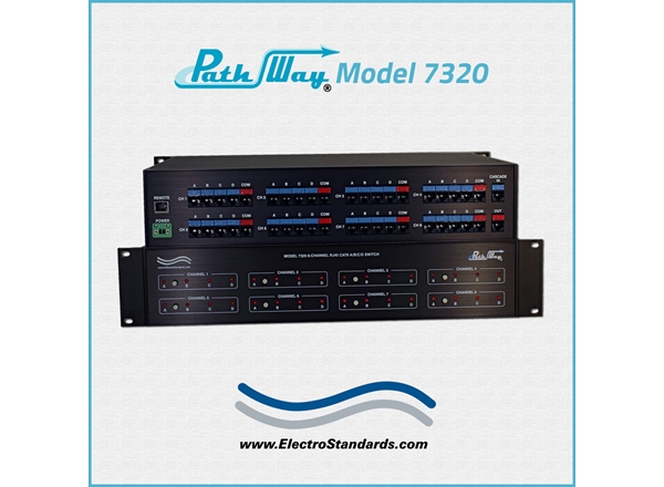8-Chan'l RJ45 CAT6 A/B/C/D Switch, Telnet, GUI & Cascade