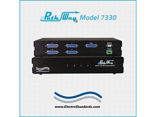 Model 7330 DB25 A/B/C/D Network Switch, Remotely Controllable, Catalog # 307330