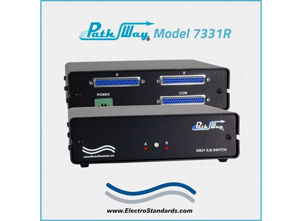 Single Channel DB37 A/B Switch, RoHS Compliant