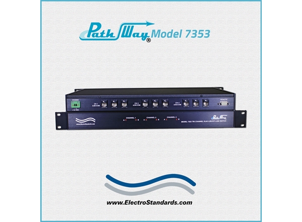 3-Channel RJ45 Cat 5 A/B/Off-Line Switch