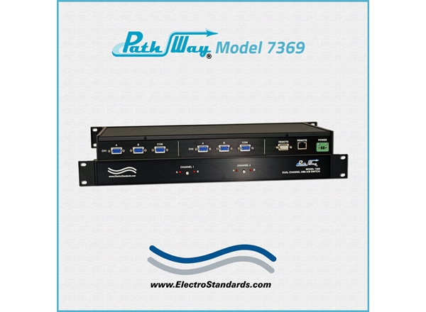 2-Channel DB9 A/B Switch, RS232, Telnet, GUI