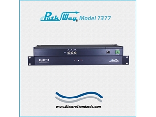 Catalog # 307377 - Model 7377 RJ45 CAT6A A/B Network Switch, with SSH, HTTPS GUI & SNMPv2