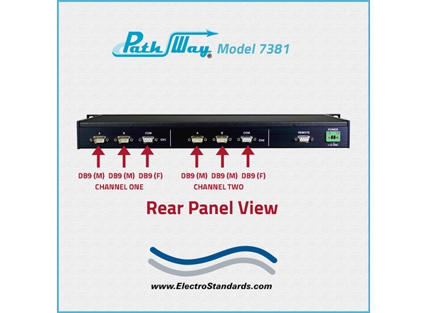 Dual Channel DB9 A/B Switch w/RS232