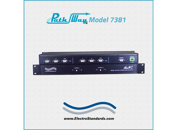 Dual Channel DB9 A/B Switch w/RS232