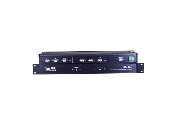 Dual Channel DB9 A/B Switch w/RS232