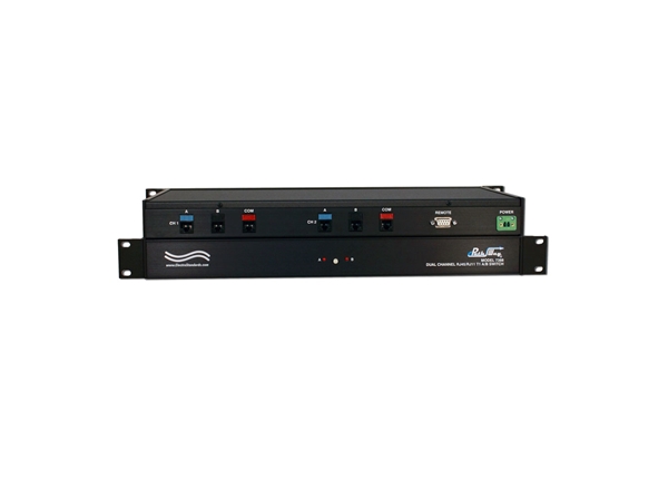 Dual Channel RJ45 Cat5e/RJ11 T1 A/B Switch, Contact Closure