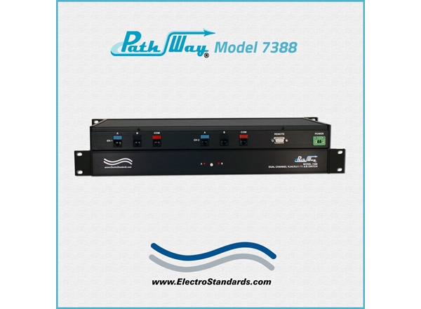 Dual Channel RJ45 Cat5e/RJ11 T1 A/B Switch, Contact Closure