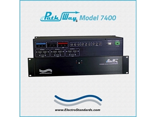 Catalog 307400, Model 7400 9-Channel A/B Multi-Interface PoE Interface; 3 Channels Audio (4-Pin 3.5mm), 3 Channels RJ45 Cat5e, 3 Channels HDMI, with RS232 Remote