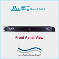 Catalog # 307404 - Model 7404 6-Channel A/B PoE Interface; 3-Channels Audio (4-Pin 3.5mm) & 3-Channels RJ45 Cat5e with RS232 Remote
