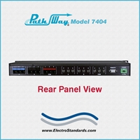 Catalog # 307404 - Model 7404 6-Channel A/B PoE Interface; 3-Channels Audio (4-Pin 3.5mm) & 3-Channels RJ45 Cat5e with RS232 Remote