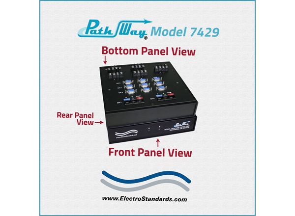 5-Channel DB9/RJ45 Cat5e A/B Switch