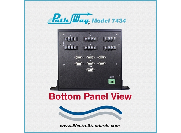 Model 7434 DB9 6-to-1 Switch, Contact Closure