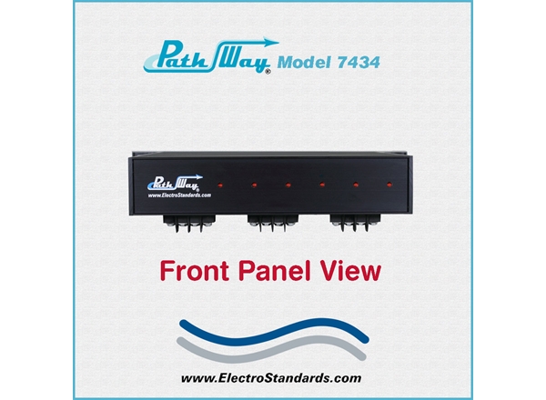 Model 7434 DB9 6-to-1 Switch, Contact Closure