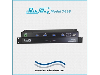 Catalog # 307446 - Model 7446 DB9 One-Half Crossover Switch, with Contact Control Remote