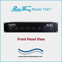 8-Channel RJ45 Cat6 A/B Switch, Contact Closure