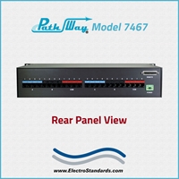 8-Channel RJ45 Cat6 A/B Switch, Contact Closure