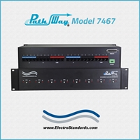8-Channel RJ45 Cat6 A/B Switch, Contact Closure