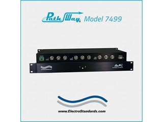 Catalog # 307499 - Model 7499 3-Channel BNC A/B Switch, Contact Closure Remote