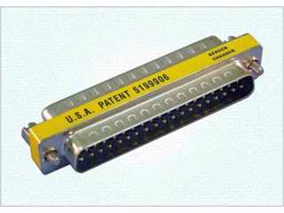 308014 DB37 Gender Changer, M/M 