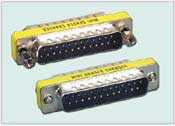 308021 DB25 Gender Changer, M/M