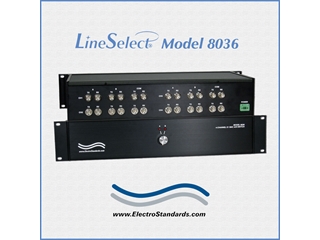 308036 Model 8036 4-Channel E1 TX/RX BNC A/B Switch, 75 Ohm