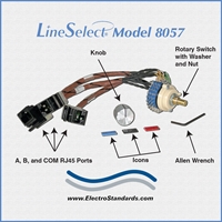 RJ45 CAT5e Switch, No Enclosure 8-inch Legs