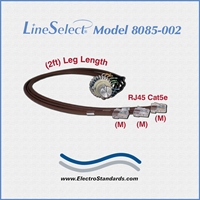 8085-002 RJ45 Cat5e, A/B Switch, 2 Foot Legs, No Enclosure