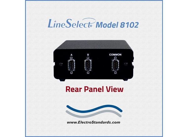 Model 8102R DB9 A/B Switch, All Male Connectors
