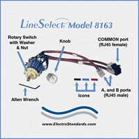 RJ45 Cabled Switch, No Enclosure -  Ready for Installation