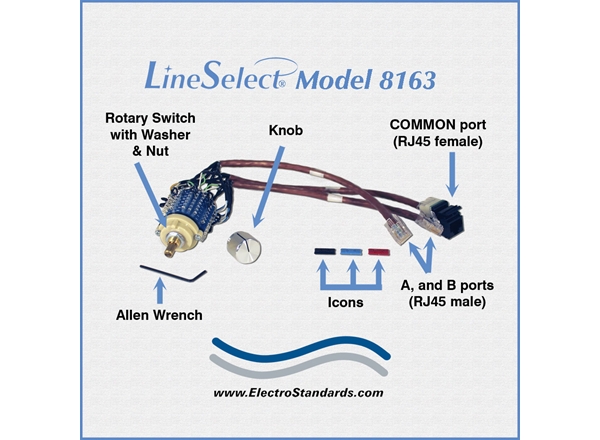 RJ45 Cabled Switch, No Enclosure -  Ready for Installation