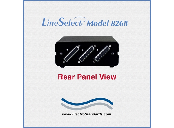 DB25 A/B Switch, Keylock, Custom Wired