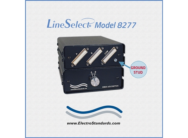 DB25 2-Position Switch, Chassis Mount