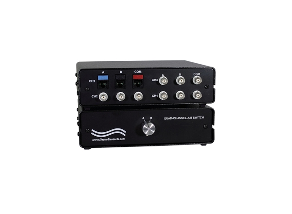 4-Channel RJ45 / BNC A/B Switch, 50 Ohm
