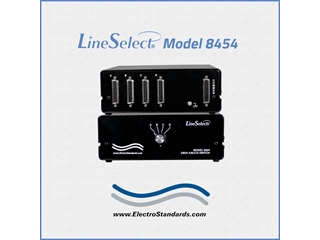 Model 8454 DB25 Audio Interface 4-Position Rotary Switch, Manual Operation, Catalog # 308454