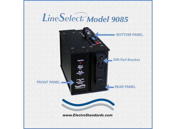 RJ45 CAT5e A/B Switch, DIN, Barrier Remote