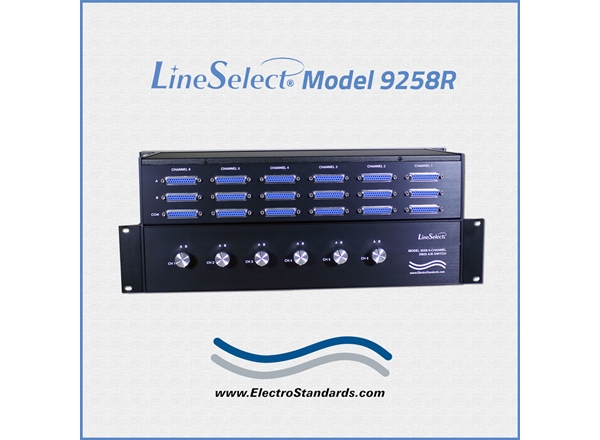 Model 9258R DB25 6-Channel A/B Switch, RoHS Compliant