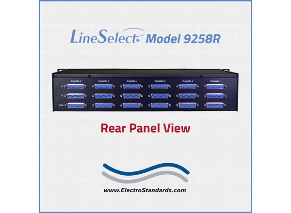 Model 9258R DB25 6-Channel A/B Switch, RoHS Compliant