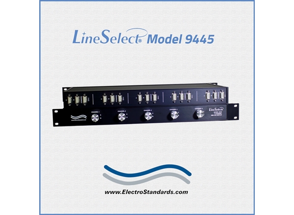 5-Channel DB9 A/B Switch, Independent Switching